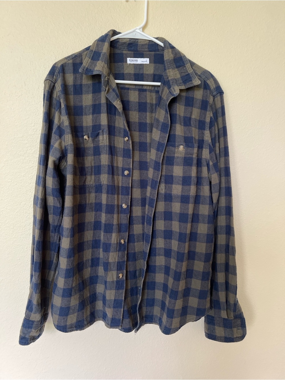 Sonoma Plaid Button-Down Shirt